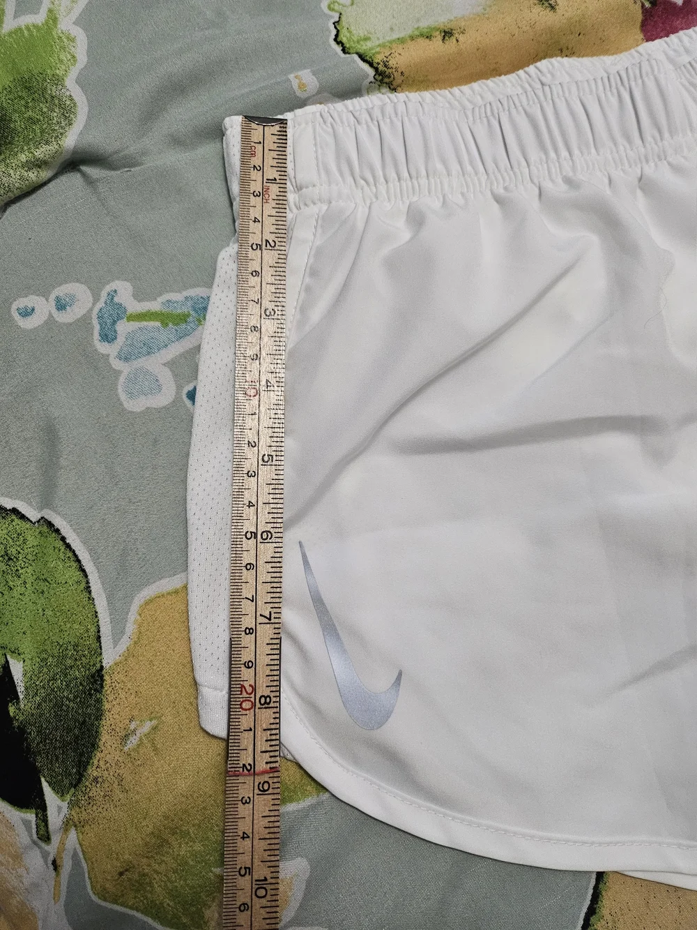 Nike Women's White Dri-FIT Running Shorts
